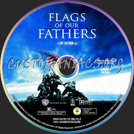 Flags Of Our Fathers dvd label