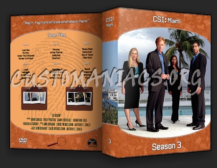 CSI - Miami Season 1-5 dvd cover