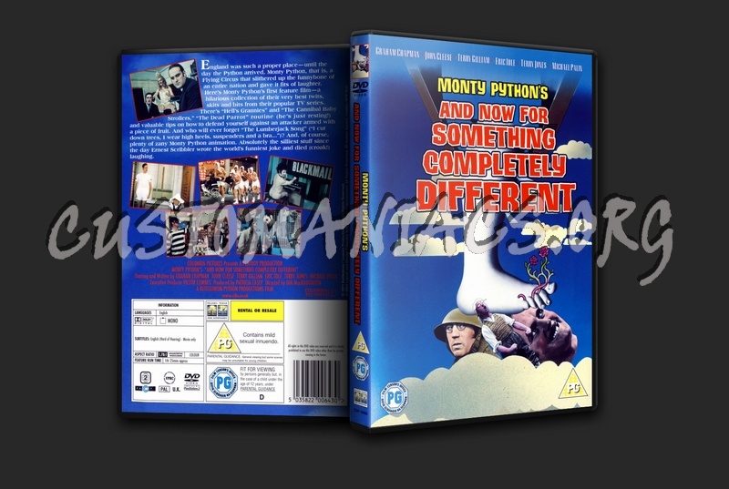 Monty Python's And Now For Something Completely Different dvd cover