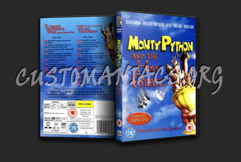 Monty Python And The Holy Grail dvd cover