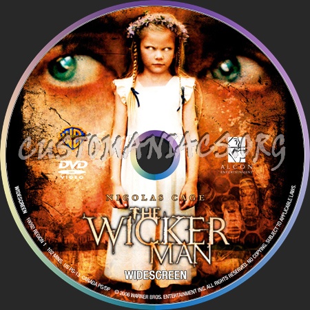 The Wicker Man dvd label