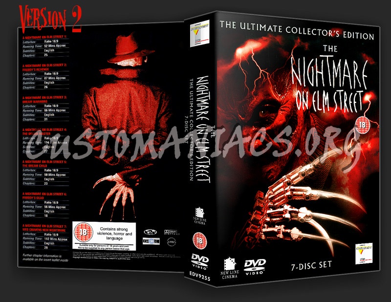 The Nightmare On Elm Street dvd cover