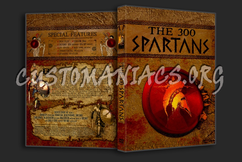 The 300 Spartans dvd cover