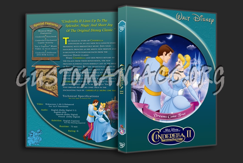 Cinderella II - Dreams Come True dvd cover