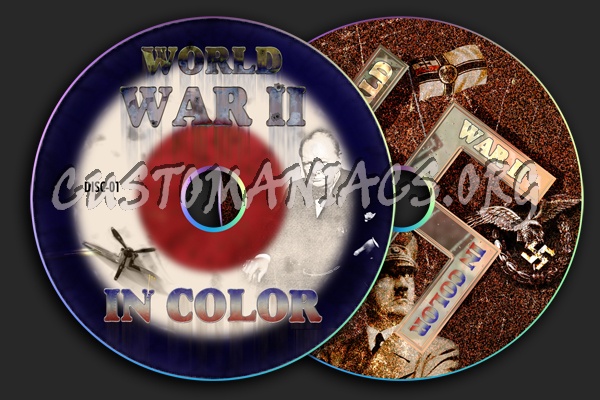 World War 2 In Colour dvd label