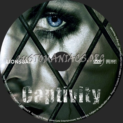 Captivity dvd label