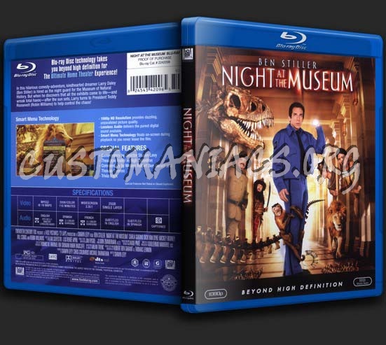 Night at the Museum blu-ray cover