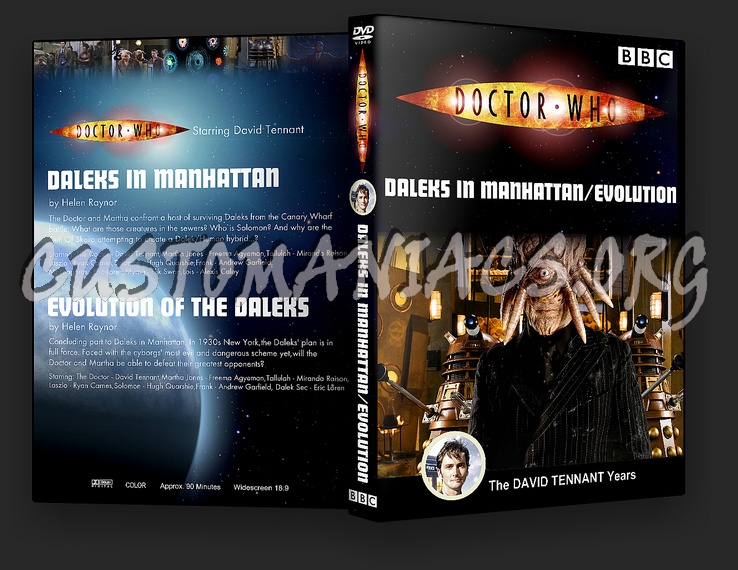 Doctor Who - Daleks In Manhattan / Evolution dvd cover