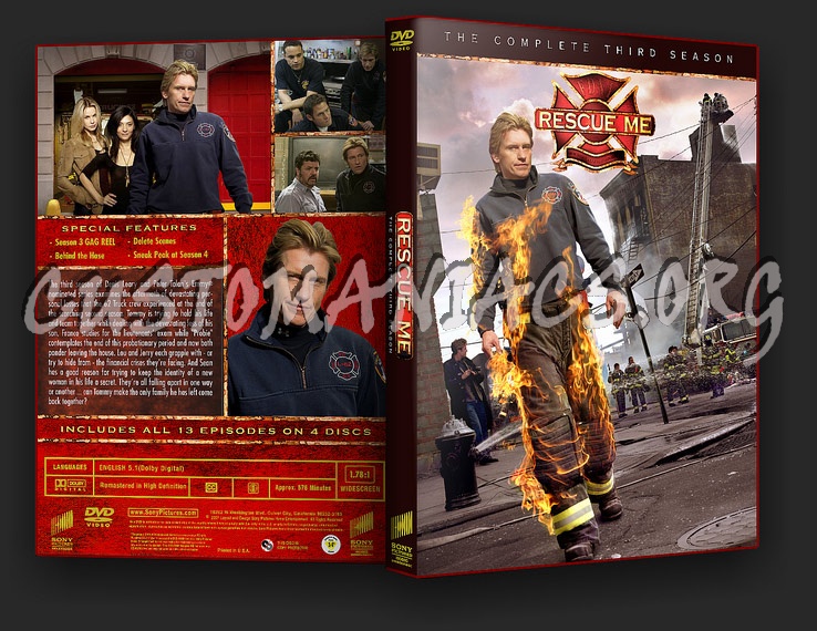 Rescue Me - Season 3 dvd cover