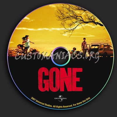 Gone dvd label