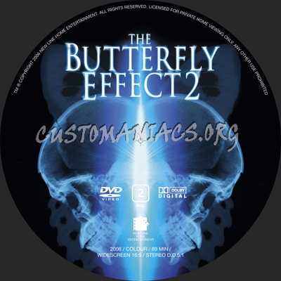 The Butterfly Effect 2 dvd label