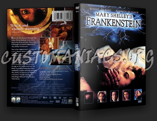 Mary Shelley's Frankenstein dvd cover