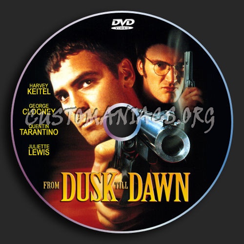 From Dusk Till Dawn dvd label