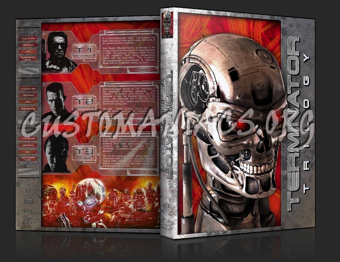 Terminator Trilogy dvd cover
