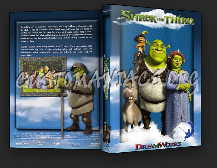 Shrek The Third dvd cover