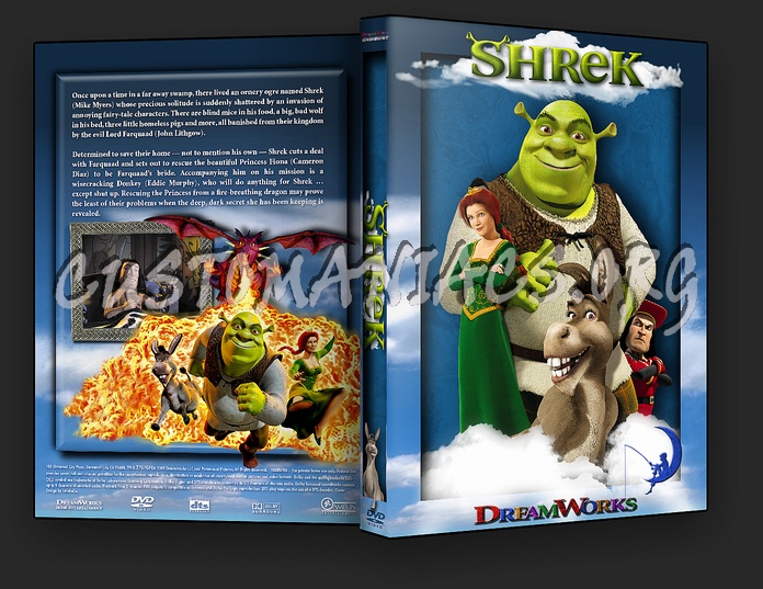 shrek dvd cover