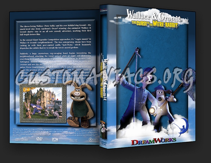 Curse of the Wererabbit dvd cover