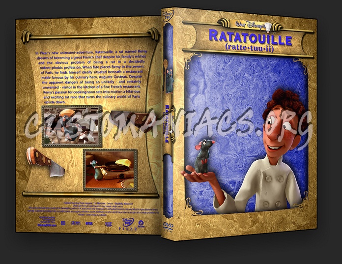 Ratatouille Movie dvd cover