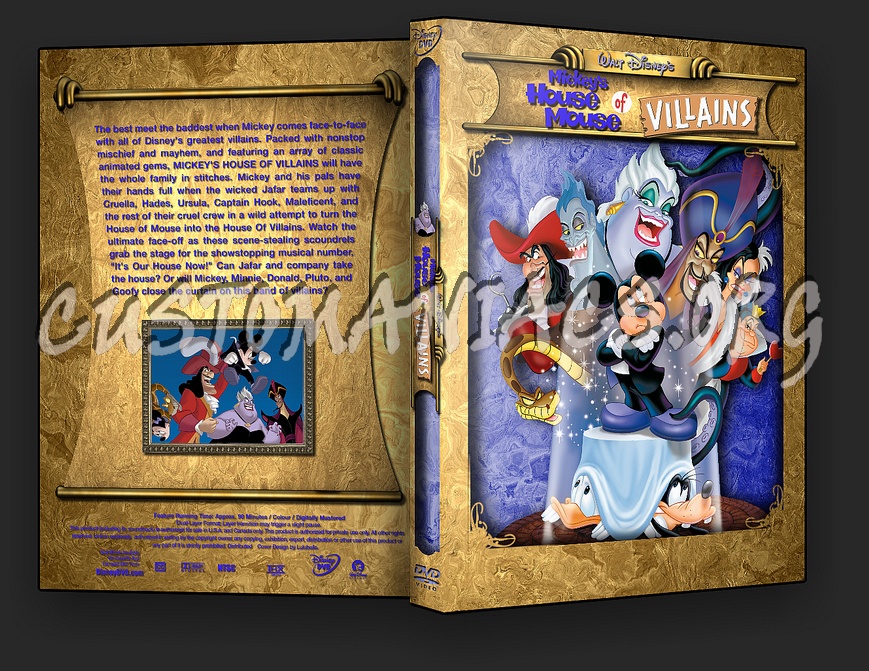 Mickey's House of Villains dvd cover