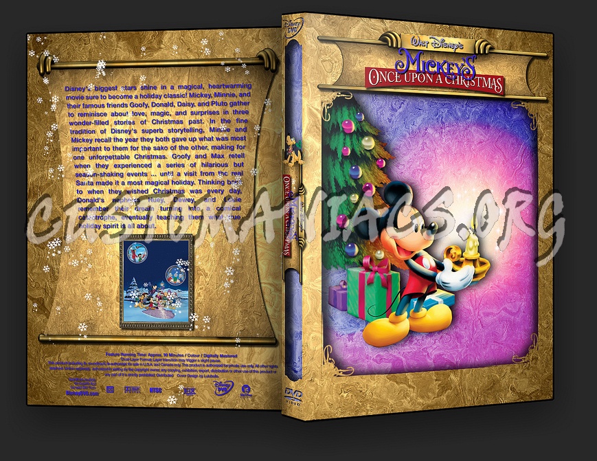 Mickey's Once Upon A Christmas dvd cover