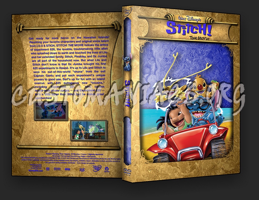 Stitch the Movie dvd cover