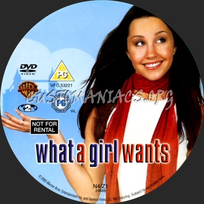 What A Girl Wants dvd label