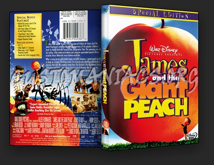 James And The Giant Peach dvd cover
