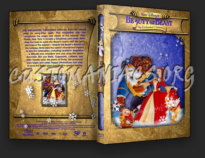 Beauty and the Beast Enchanted Christmas dvd cover