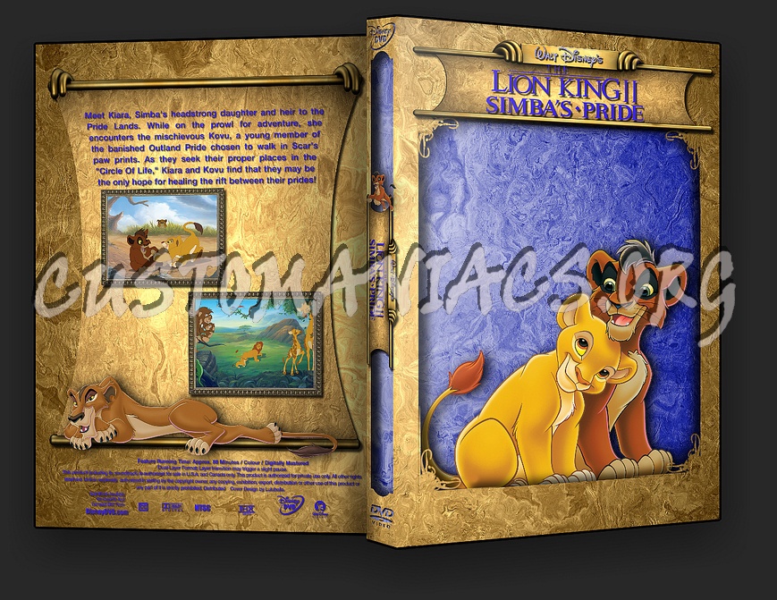 The Lion King 2 dvd cover