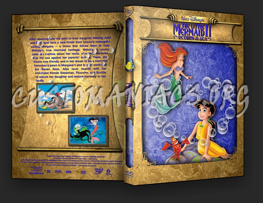 Little Mermaid 2 dvd cover