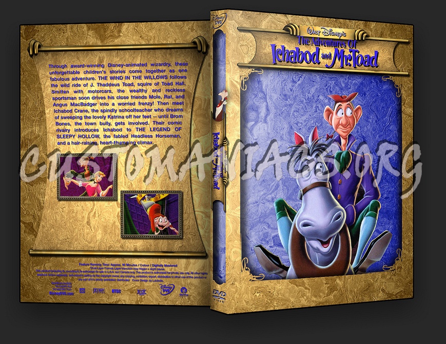 the Adventures of ichabod and mr toad dvd cover