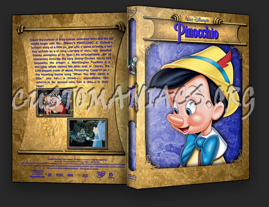 Pinocchio dvd cover