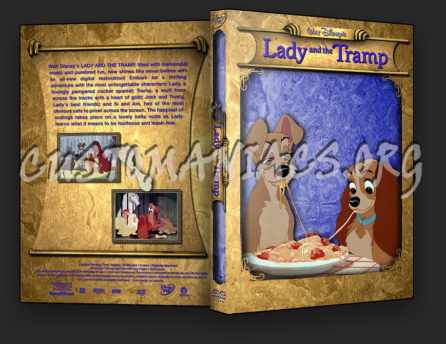 Lady and The Tramp dvd cover
