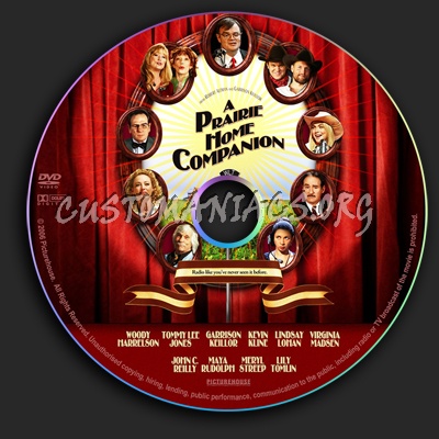 A Prairie Home Companion dvd label