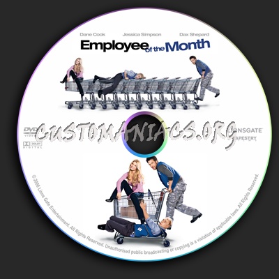 Employee Of The Month dvd label