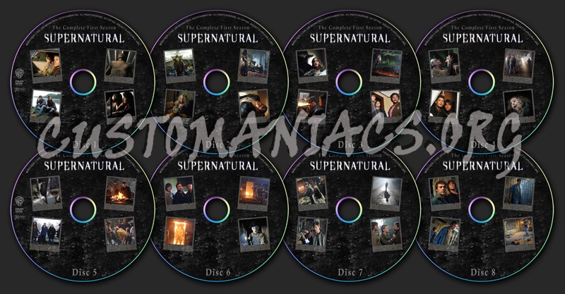 Supernatural - Season 1 dvd label