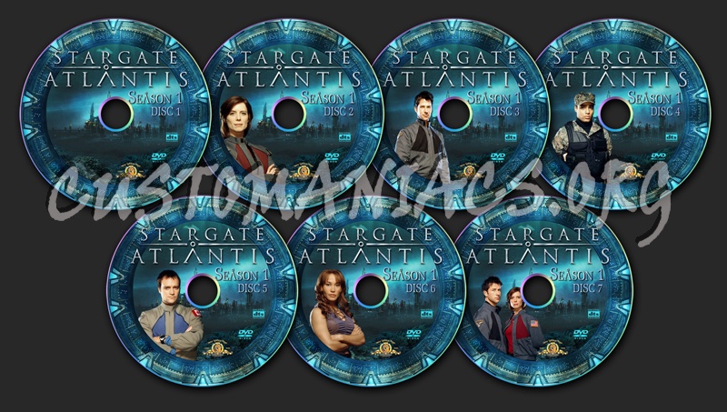 Stargate Atlantis - Season 1 dvd label