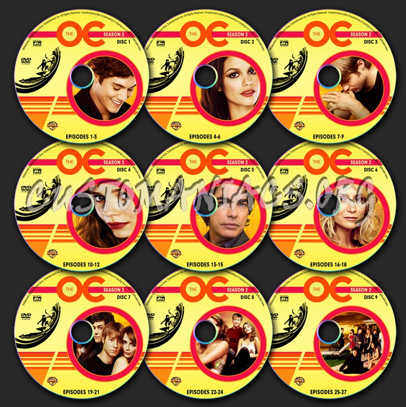 The O.C. - Season 2 dvd label