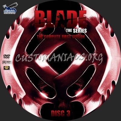 Blade - Season 1 dvd label