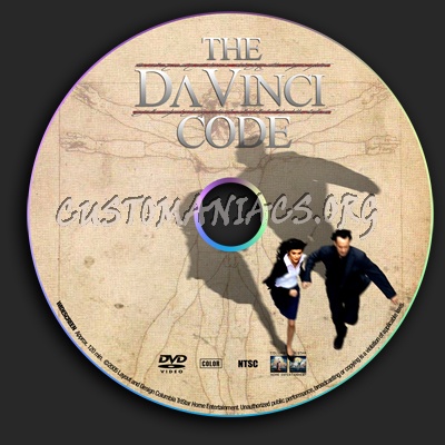 The Da Vinci Code dvd label