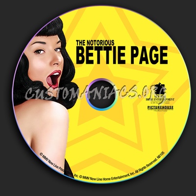 The Notorious Betty Page dvd label