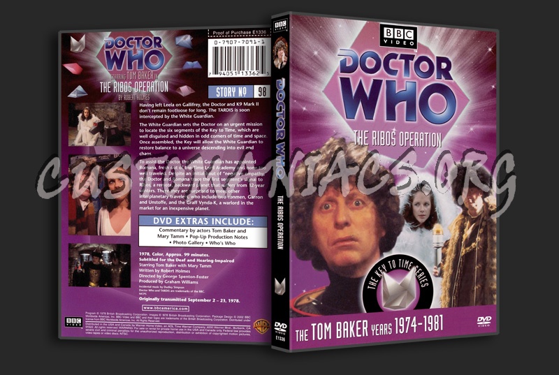 Doctor Who 98 Ribos Operation dvd cover