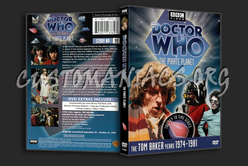 Doctor Who 99 Pirate Planet dvd cover