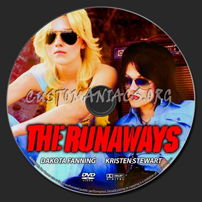 The Runaways dvd label