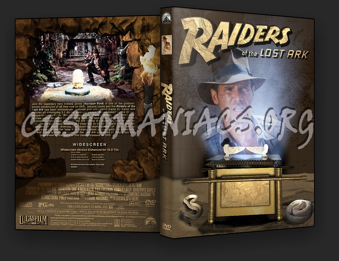 Indiana Jones and the Raiders of the Lost Ark dvd cover