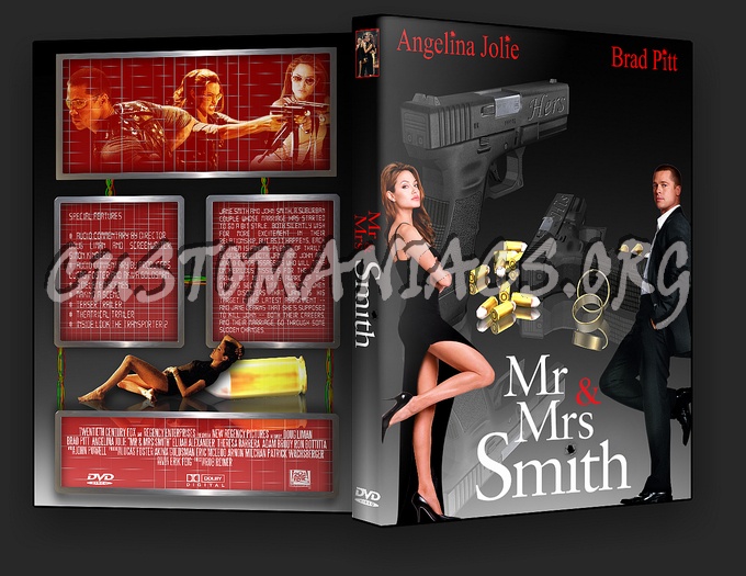 Mr. and Mrs. Smith dvd cover