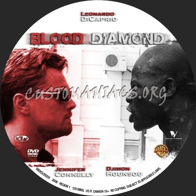 Blood Diamond dvd label