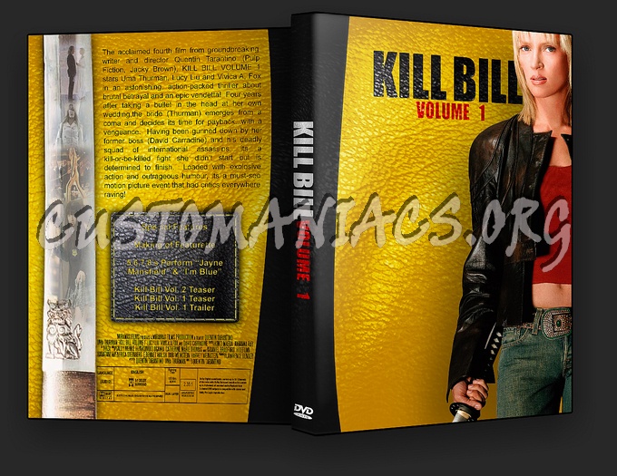 Kill Bill volume 1 dvd cover