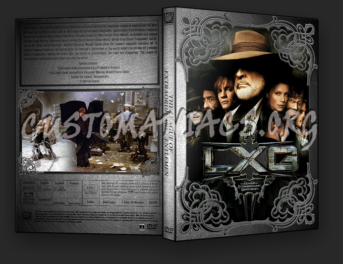 The League Of Extraordinary Gentlemen dvd cover