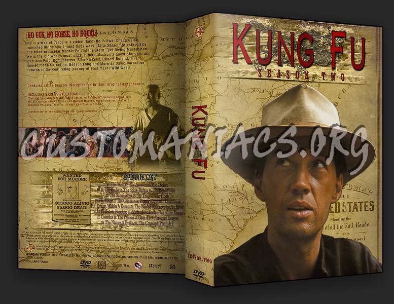 Kung Fu Season 1-3 dvd cover